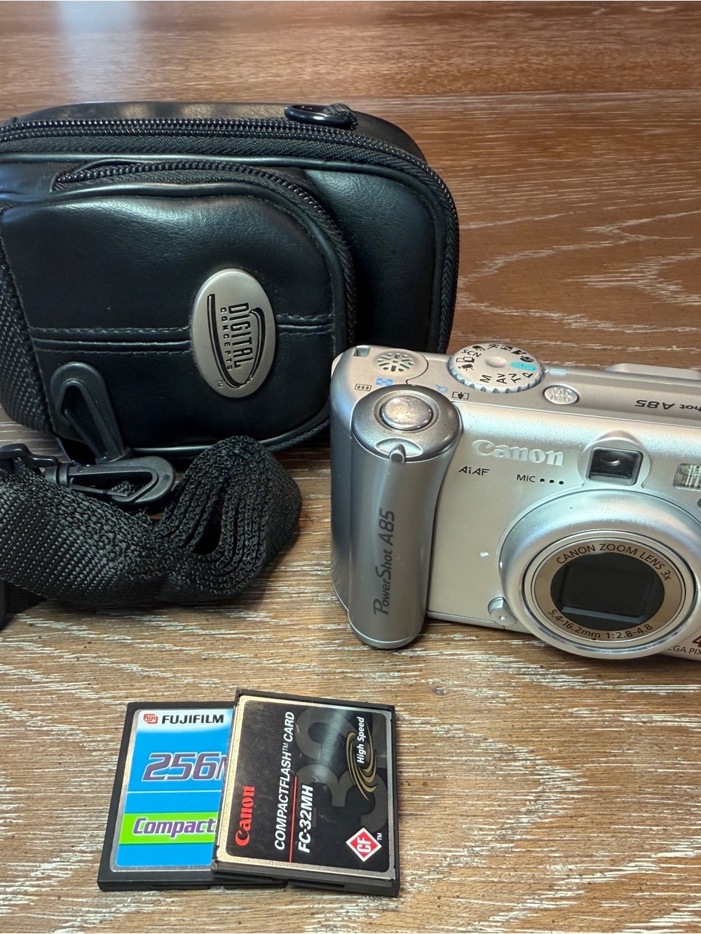 Canon PowerShot A85 Silver Digital Camera with Case and Accessories